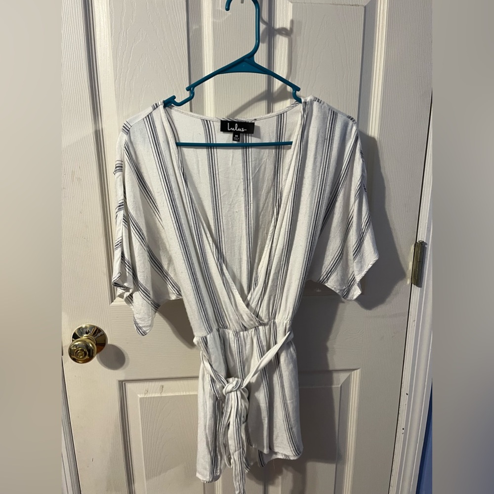 LuLu’s Black/White Romper